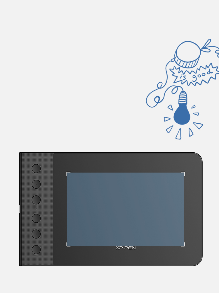  XP-Pen Star G640S drawing pad With 6.5 x 4 inches of screen space 